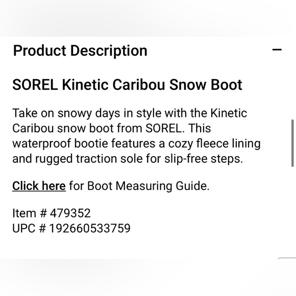 Sorel kinetic carabou boot - Picture 9 of 9